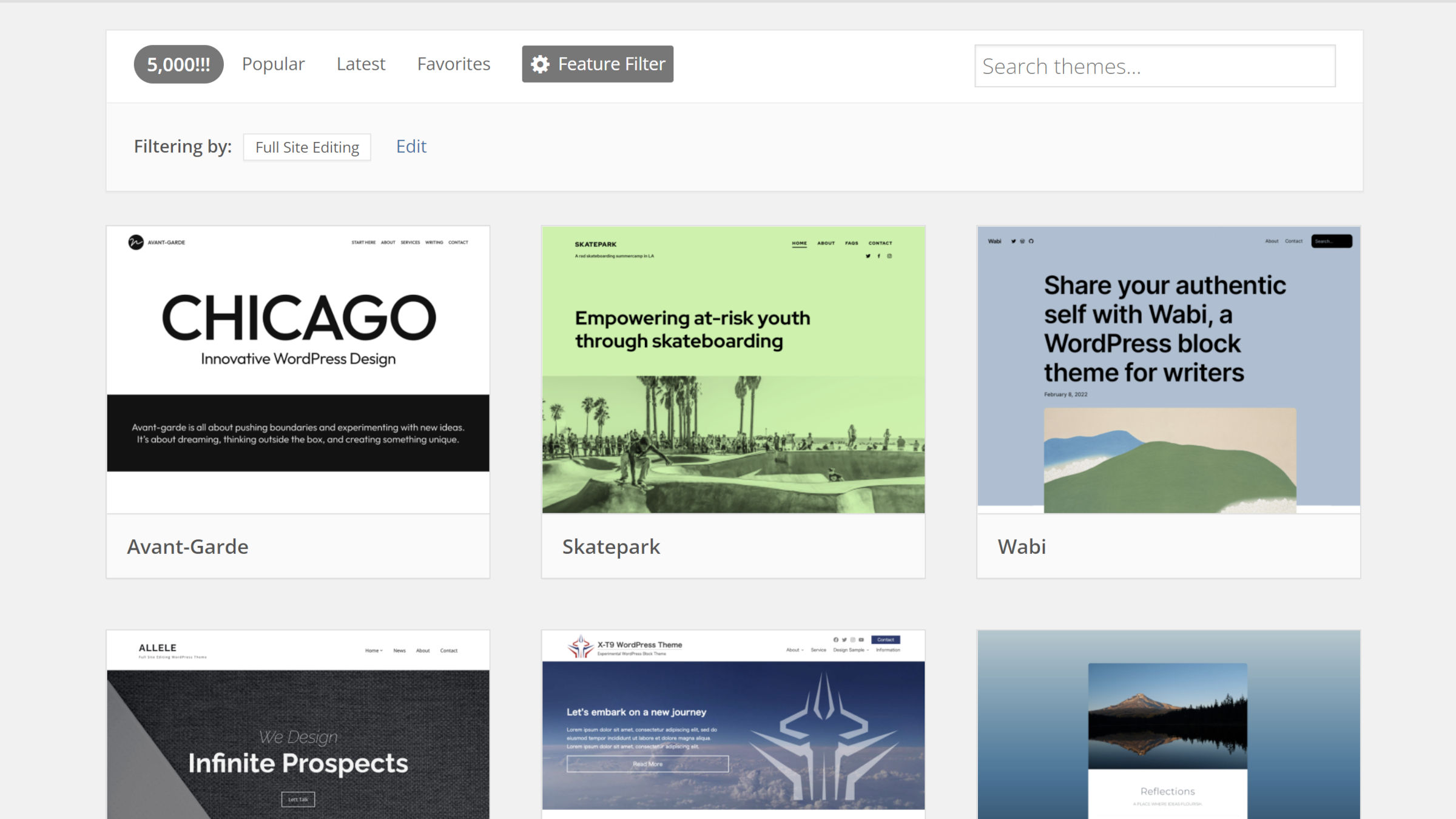 Does WordPress Need 1000s of Block Themes in the Era of Full Site Editing? - WP Tavern