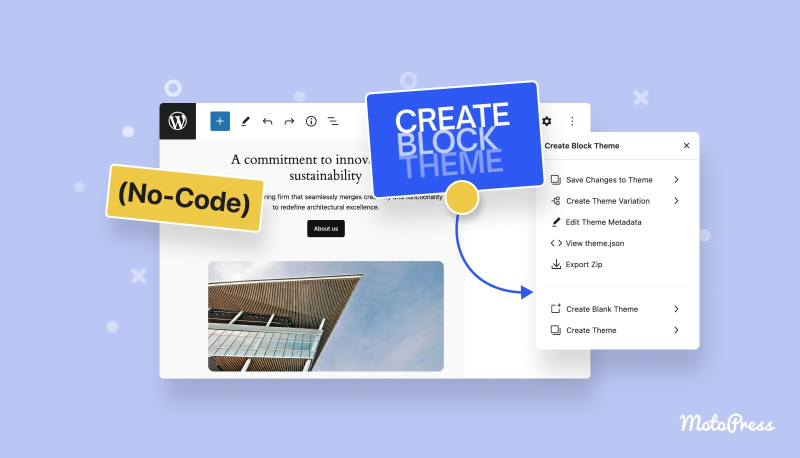 How to Create a WordPress Block Theme (No-Code)