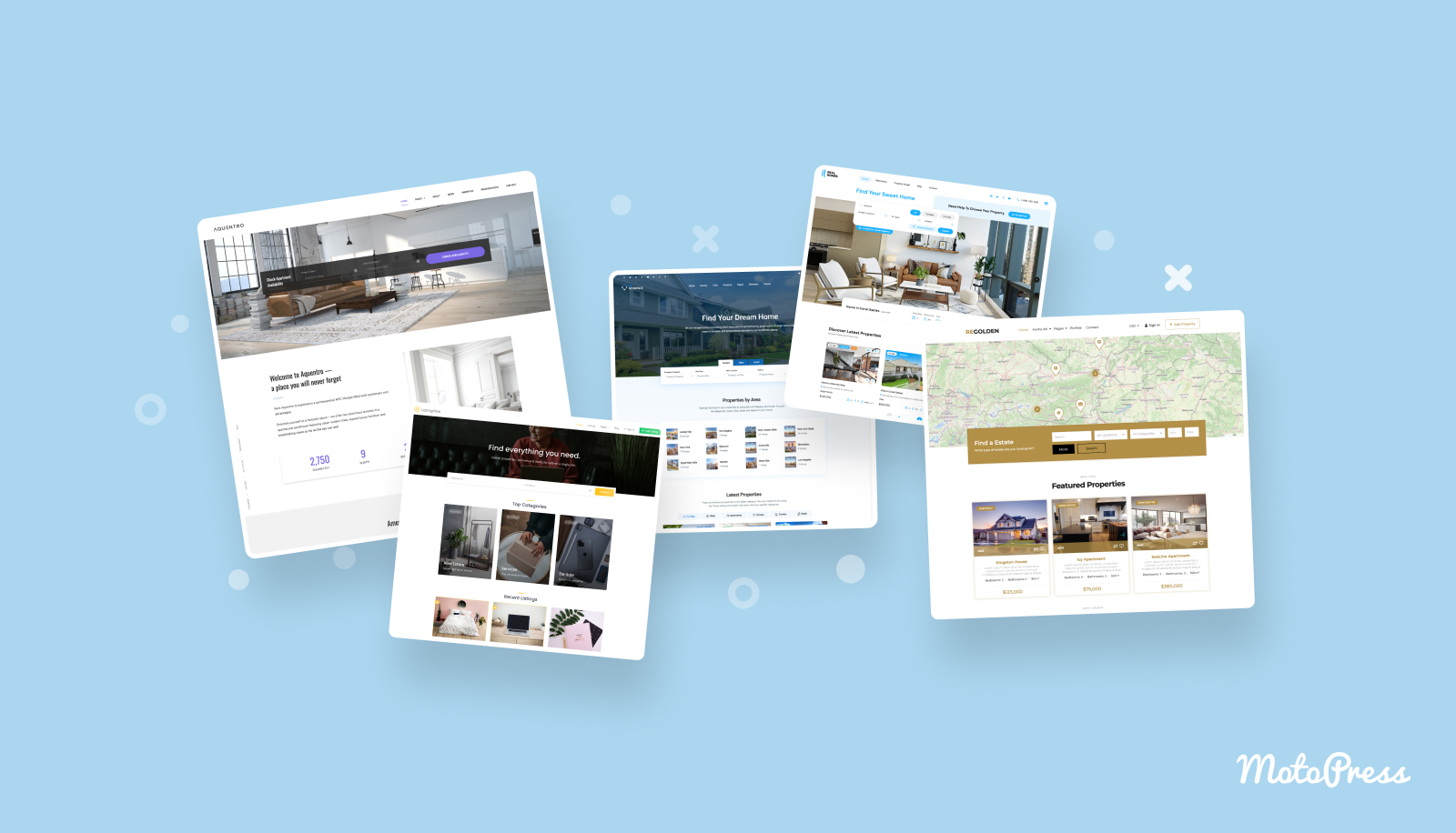 22 Free Real Estate WordPress Themes Compatible with Elementor (Paid Included)