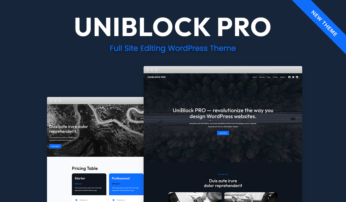 Meet UniBlock PRO u2014 Our First Premium Block-Based WordPress Theme